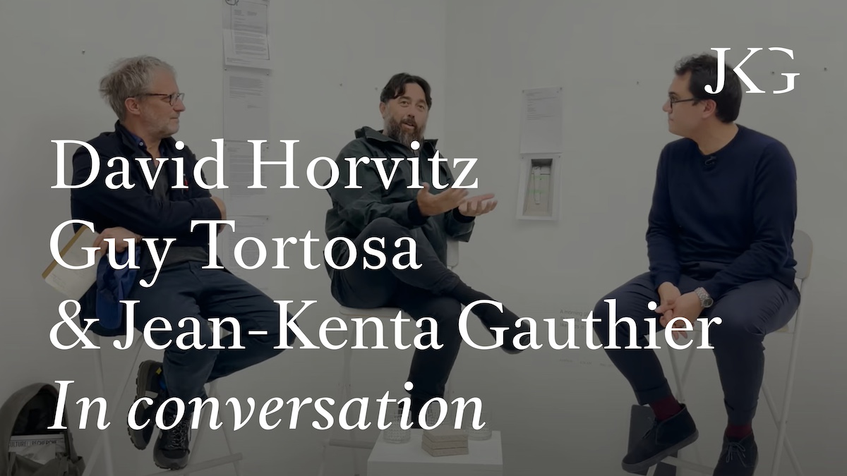 Guy Tortosa & Jean-Kenta Gauthier en conversation
